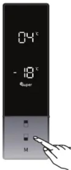 04°C -18°C Super M