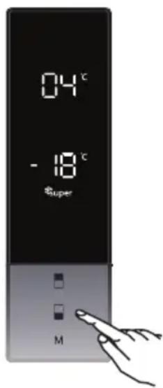 04°C -18°C $Super M
