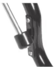 PARKSIDE PHDB 4 C3 - Fitting the lower spray gun holder on the tubular frame - 1