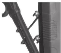 PARKSIDE PHDB 4 C3 - Fitting the upper spray gun holder on the handle - 1