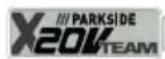 PARKSIDE PKGA 40-Li A1 - Symbole auf dem Gerät - 1