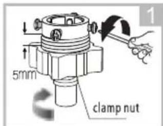 5mm clamp nut