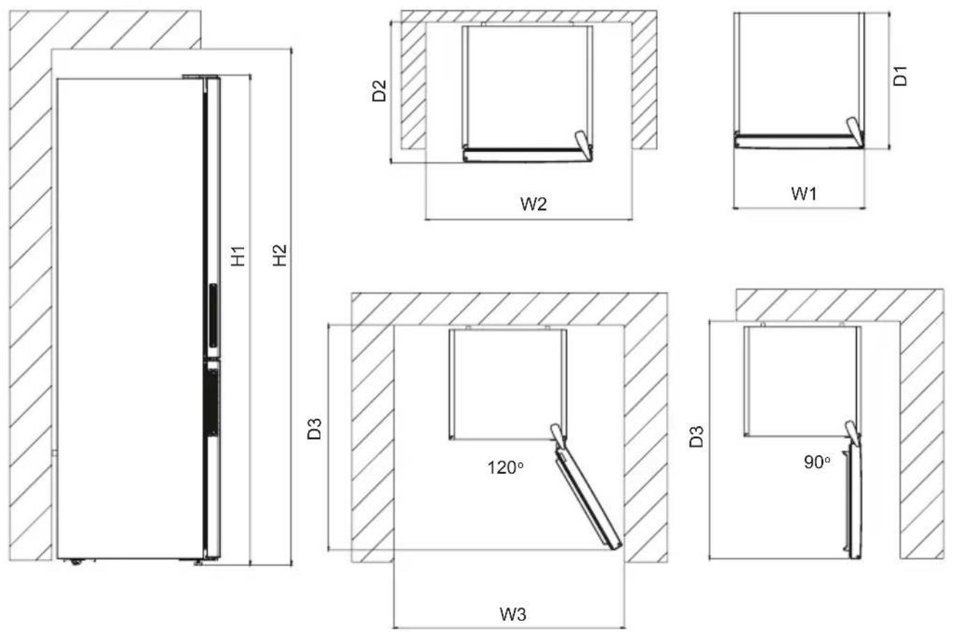 Kluge KCN2256J - PARTS OF THE APPLIANCE AND THE COMPARTMENTS - 6