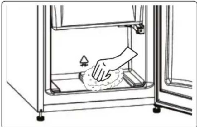 Kluge KC2192J - Freezer defrosting process - 1