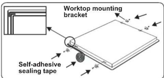 Kluge KPV6010B - Installation of the Hob - 5