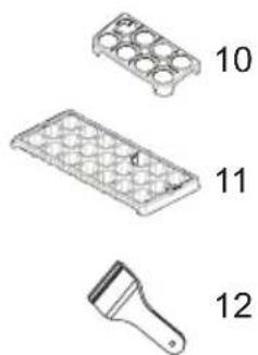 Kluge KC2256J - PART - 7. PARTS OF THE APPLIANCE AND THE COMPARTMENTS - 3