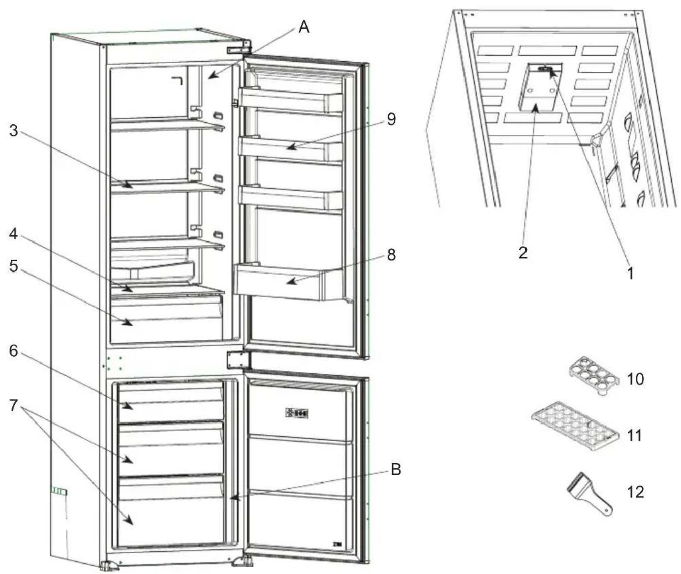 Kluge KC2256J - ČASTI SPOTREBIČE A PRÍSLUŠENSTVO - 1