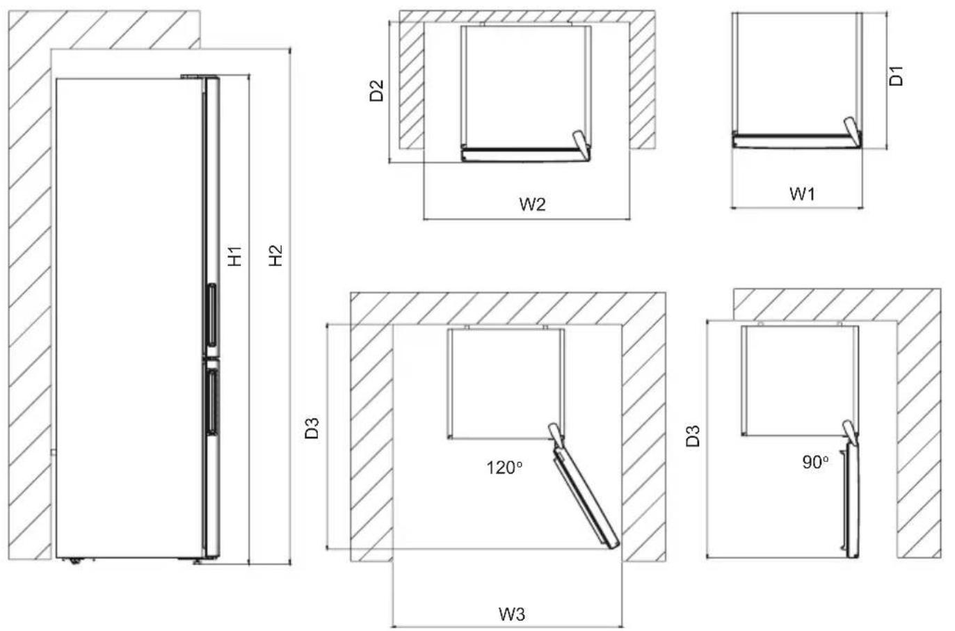 Kluge KC2256J - PART - 7. PARTS OF THE APPLIANCE AND THE COMPARTMENTS - 4