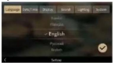 Language Data/Time Display Search Lighting System Language Data/Time Display Search Lighting System English Punctuation Breaker English