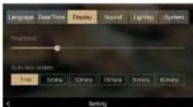 Language Data/Time Display Sound Lighting Systems Progress Auto-Link system Line Smarts Controls Streams Stamps 60ms Setting