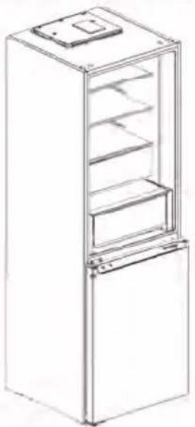 MIDEA MDRB521MGE28T - Zamena vrata zamrzivača: - 2