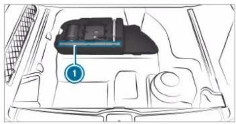 Mercedes-Benz GLE (2022) - Removing the warning triangle (not plug-in hybrid) - 1