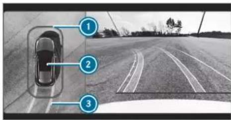 Mercedes-Benz GLE (2022) - Function of the 360° Camera - 3