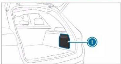 Mercedes-Benz GLE (2022) - Removing the warning triangle (not plug-in hybrid) - 3