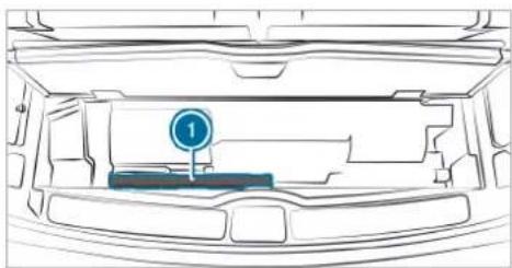 Mercedes-Benz GLE (2022) - Removing the warning triangle (not plug-in hybrid) - 2