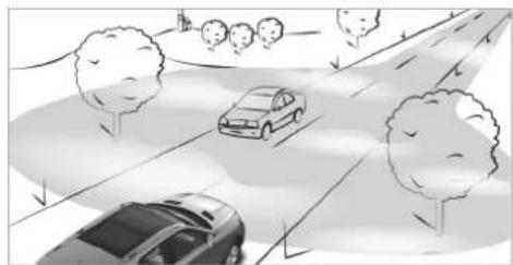 Mercedes-Benz GLE (2022) - Function of the dynamic low beam - 4