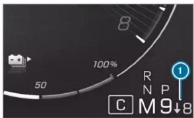 Mercedes-Benz GLE (2022) - Gearshift recommendation - 1