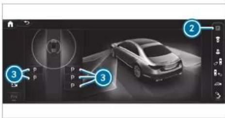 Mercedes-Benz GLE (2022) - Parking with Active Parking Assist - 3