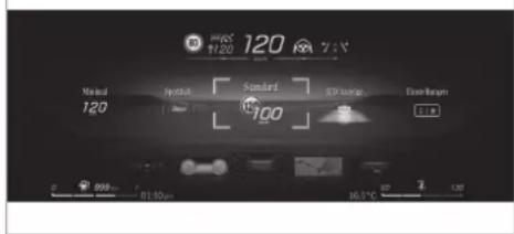 Mercedes-Benz GLE (2022) - Operating the head-up display - 1