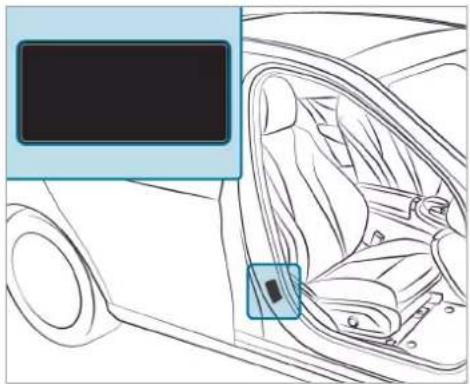 Mercedes-Benz GLE (2022) - Vehicle identification plate, VIN and engine number overview - 1