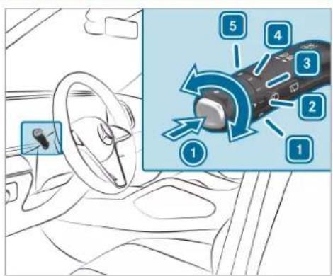 Mercedes-Benz GLE (2022) - Windscreen wipers and windscreen washer system - 1