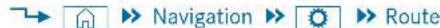 Mercedes-Benz GLE (2022) - Selecting route options - 1