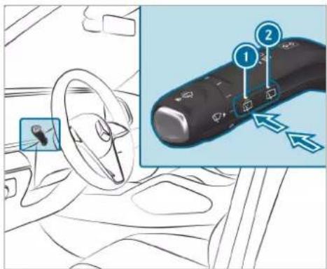 Mercedes-Benz GLE (2022) - Windscreen wipers and windscreen washer system - 3