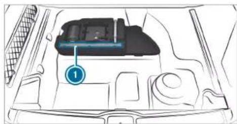Mercedes-Benz GLE (2022) - Removing the warning triangle (not plug-in hybrid) - 1