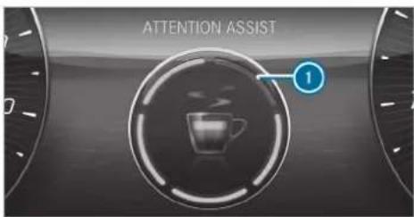 Mercedes-Benz GLE (2022) - Function of ATTENTION ASSIST - 1