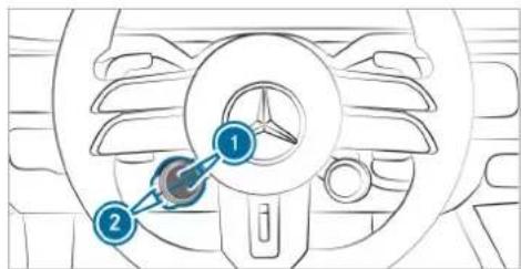 Mercedes-Benz GLE (2022) - Selecting the suspension setting - 1