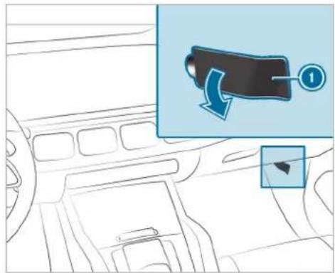 Mercedes-Benz GLE (2022) - Vehicle identification plate, VIN and engine number overview - 4