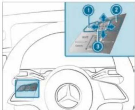 Mercedes-Benz S-Class (2022) - Operating the driver's display - 2