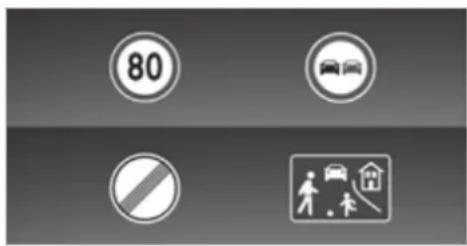 Mercedes-Benz S-Class (2022) - Function of Traffic Sign Assist - 2