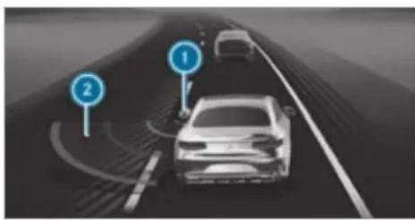 Mercedes-Benz S-Class (2022) - Active Blind Spot Assist with exit warning - 1