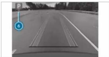 Mercedes-Benz S-Class (2022) - A WARNING Risk of accident due to objects located above or below the detection range of Active Parking Assist - 7