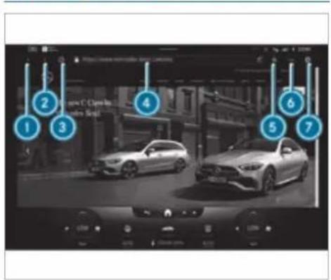 Mercedes-Benz S-Class (2022) - Overview of In-Car Office - 1
