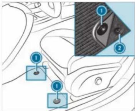 Mercedes-Benz S-Class (2022) - Fitting and removing floor mats - 1