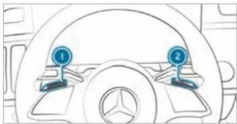 Mercedes-Benz S-Class (2022) - Manual gearshifting - 1