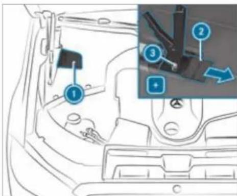 Mercedes-Benz S-Class (2022) - Starting assistance and charging the 12 V battery - 1