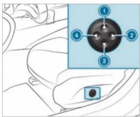 Mercedes-Benz S-Class (2022) - Adjusting the front seat electrically - 6