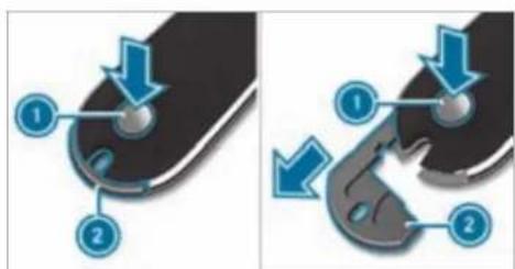 Mercedes-Benz S-Class (2022) - Removing/inserting the emergency key - 1