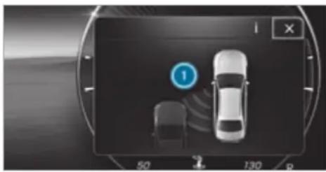 Mercedes-Benz S-Class (2022) - WARNING Risk of accident despite brake application of Active Blind Spot Assist - 1