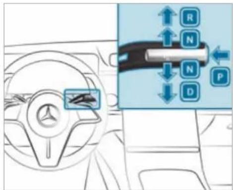 Mercedes-Benz S-Class (2022) - DIRECT SELECT lever - 1