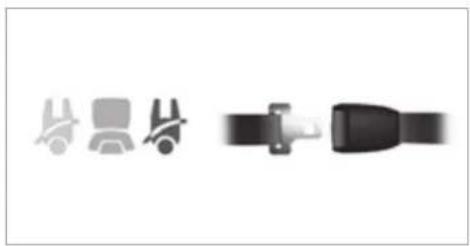 Mercedes-Benz S-Class (2022) - Function of the rear seat belt status display - 1