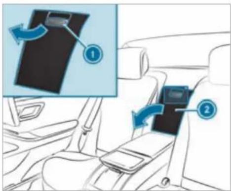Mercedes-Benz S-Class (2022) - Using the refrigerator box - 2