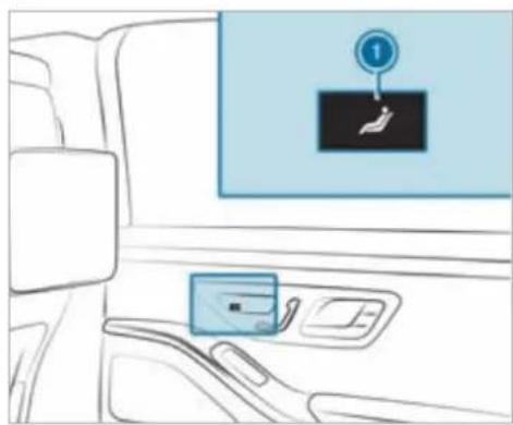 Mercedes-Benz S-Class (2022) - Adjusting reclining rear seats electrically - 3
