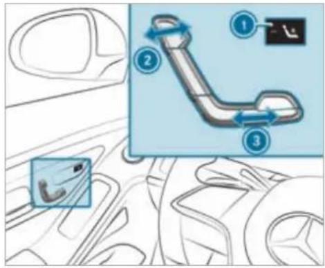 Mercedes-Benz S-Class (2022) - Folding the head restraint down - 1