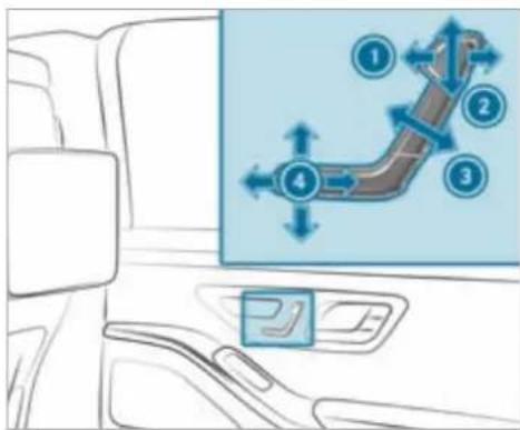 Mercedes-Benz S-Class (2022) - Adjusting the rear seats electrically - 2