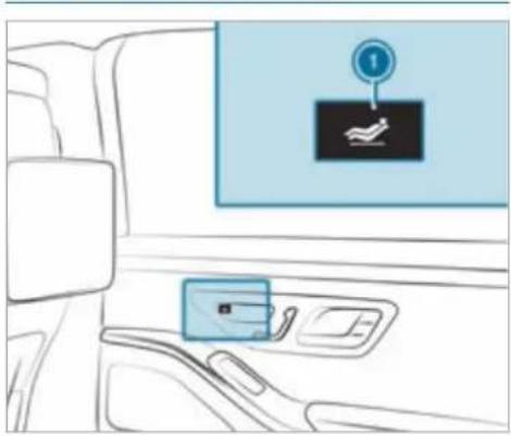 Mercedes-Benz S-Class (2022) - Adjusting reclining rear seats electrically - 2