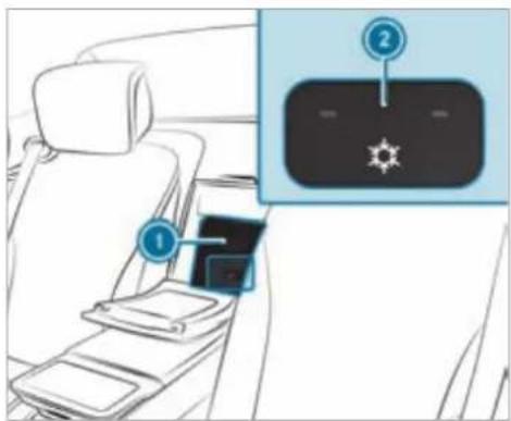 Mercedes-Benz S-Class (2022) - Using the refrigerator box - 3